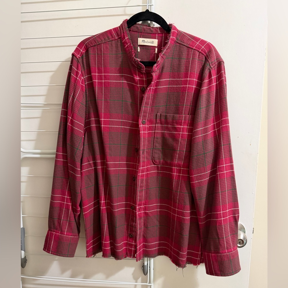 Madewell Cropped Flannel - relaxed fit